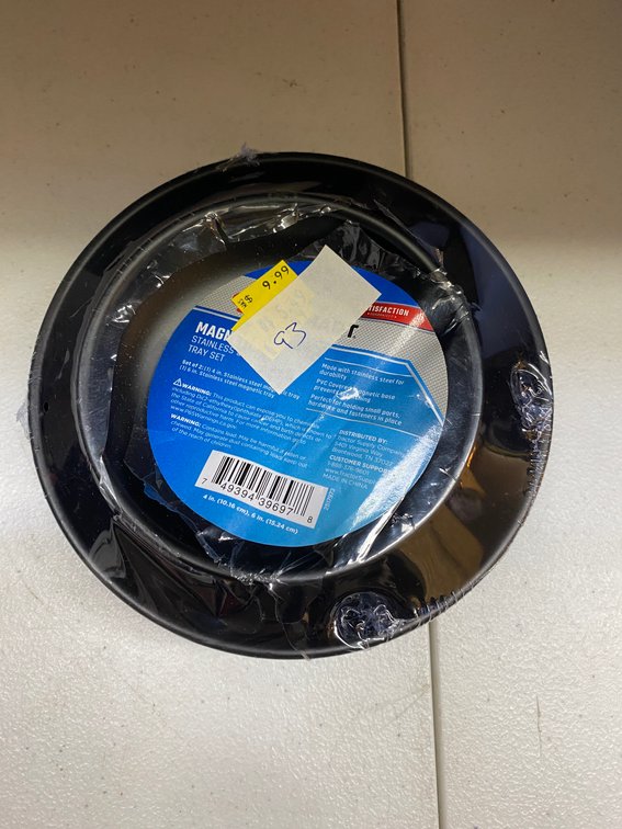 Magnetic Stainless Steel Tray Set