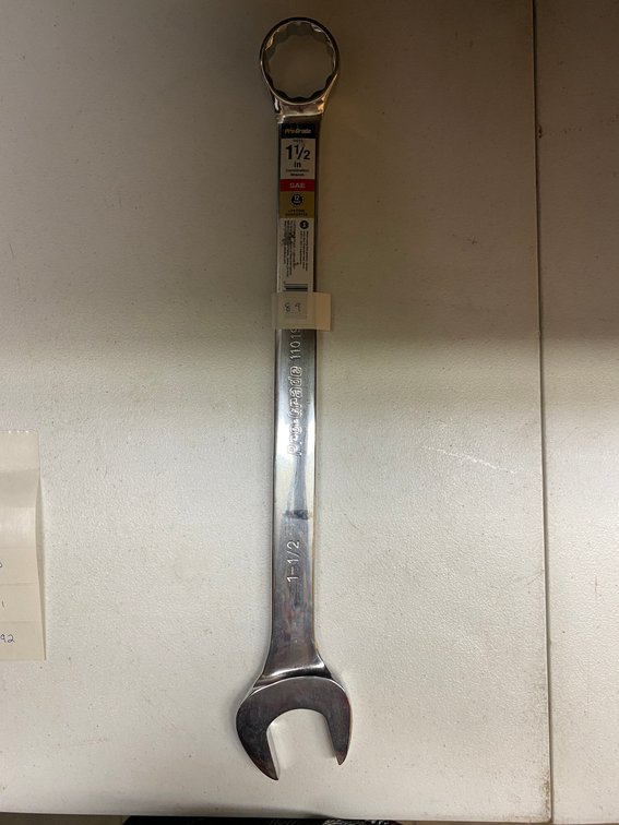 New 1 1/2" SAE Combo Wrench