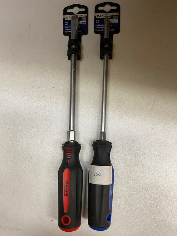 Set Of 8" Screwdrivers