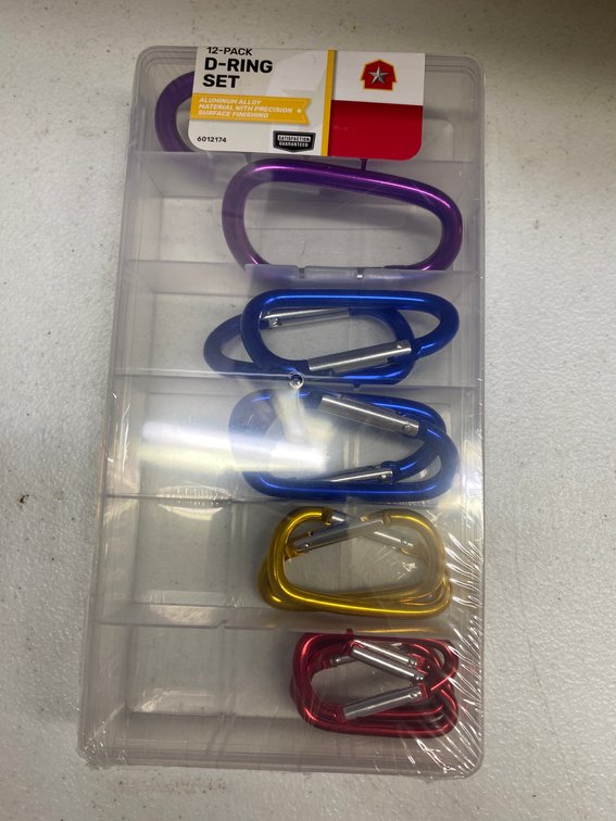 12pk. D-Ring Set