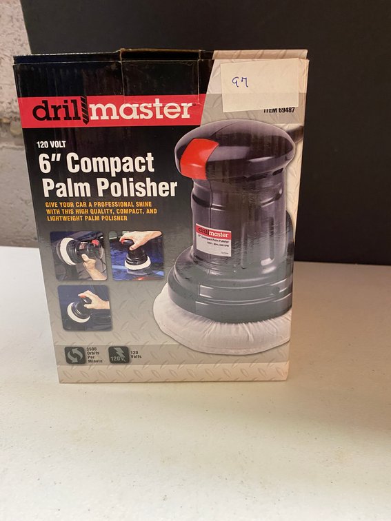 Drill Master 6" Compact Palm Polisher
