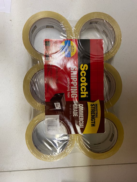 6pk Scotch Shipping Packing Tape