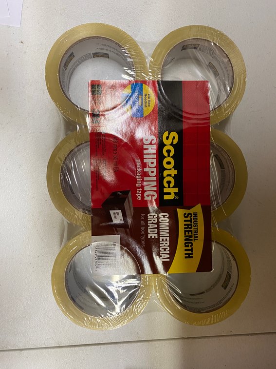 6pk Scotch Shipping Packing Tape