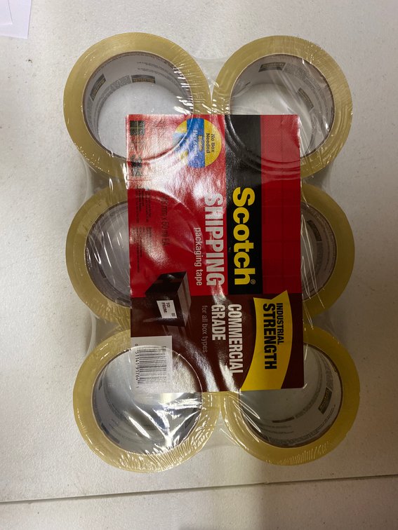 6pk Scotch Shipping Packing Tape