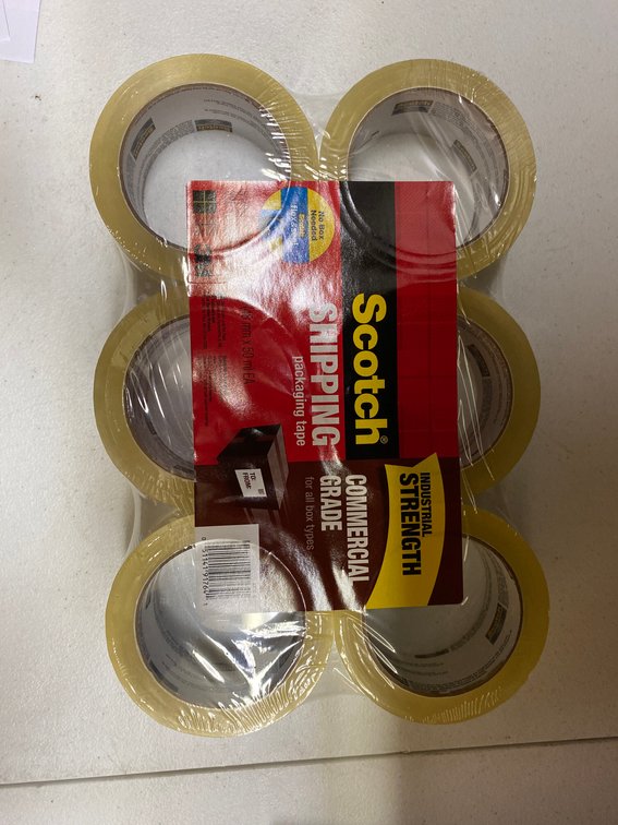 6pk Scotch Shipping Packing Tape