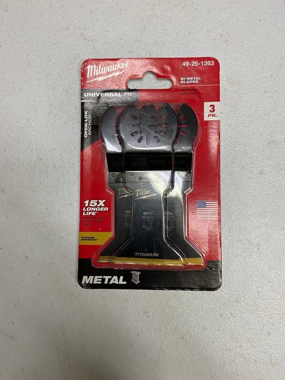 New 3pk Bi-Metal Blades