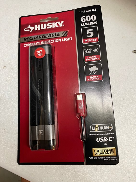 Husky Rechargeable Compact Inspection Light