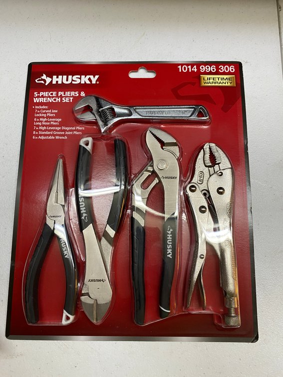 Husky 5pc. Pliers & Wrench Set