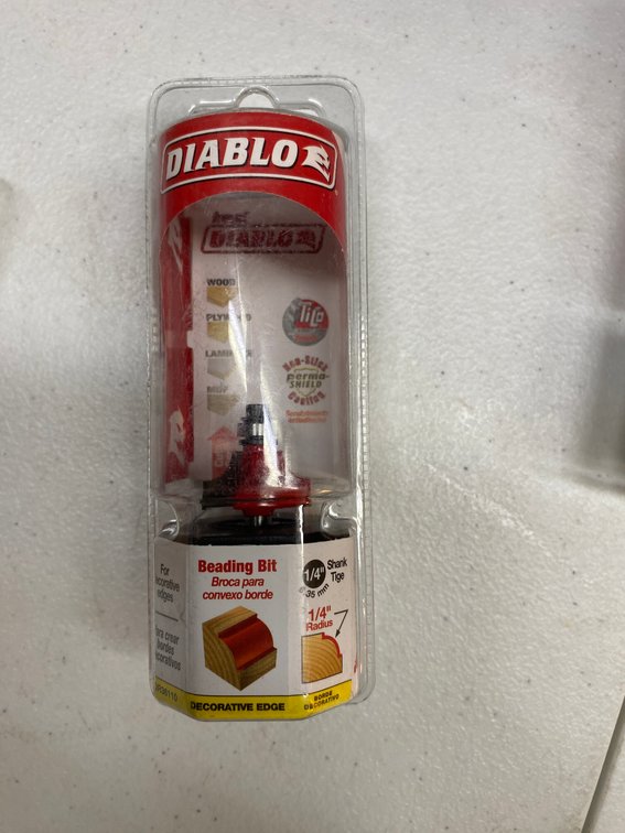 Diablo 1/4" Beading Bit