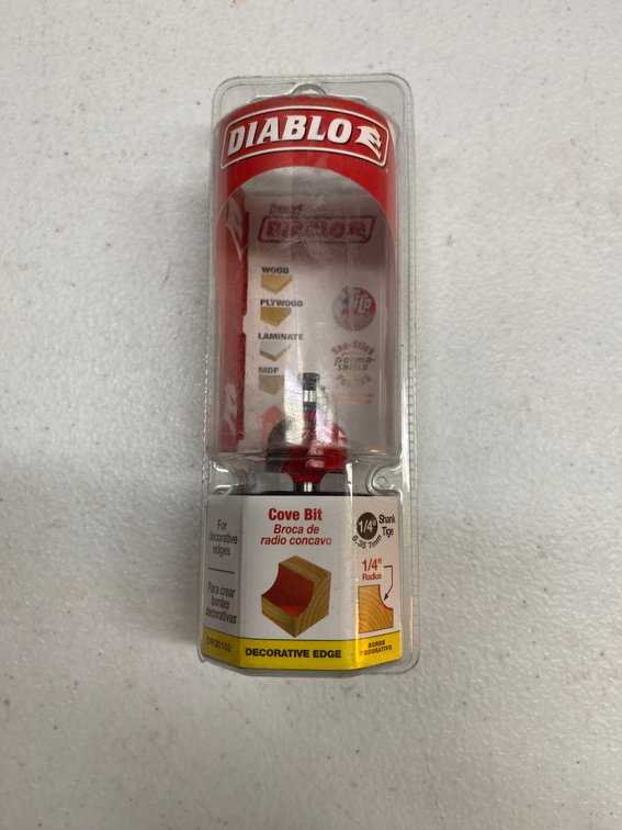 Diablo 1/4" Cove Bit