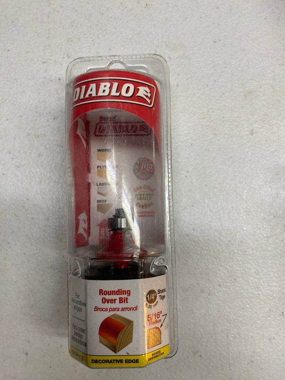 (2x)Diablo 5/16" Rounding Over Bit