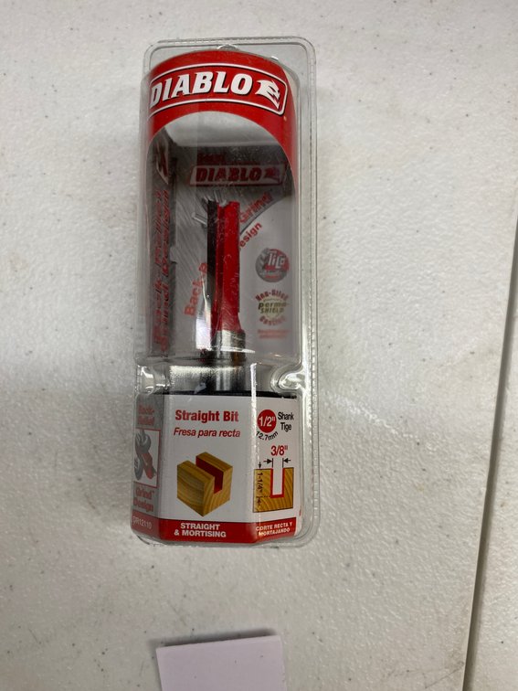 Diablo 3/8" Straight Bit