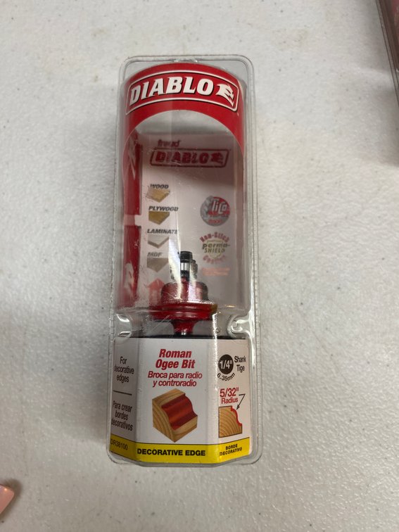 Diablo 5/32" Roman Ogee Bit