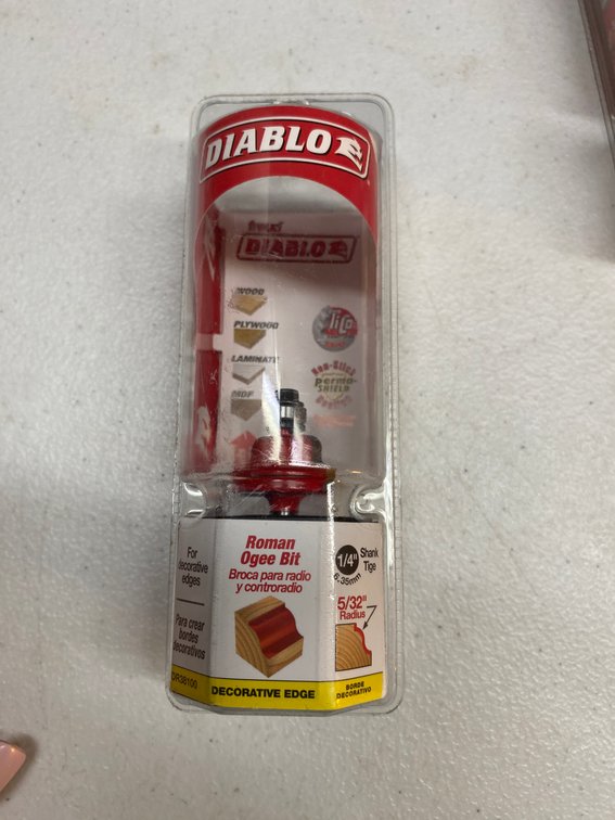 (2x)Diablo 5/32" Roman Ogee Bit