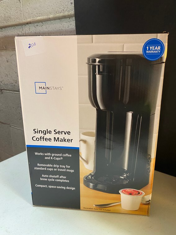 New Single Serve Coffee Maker