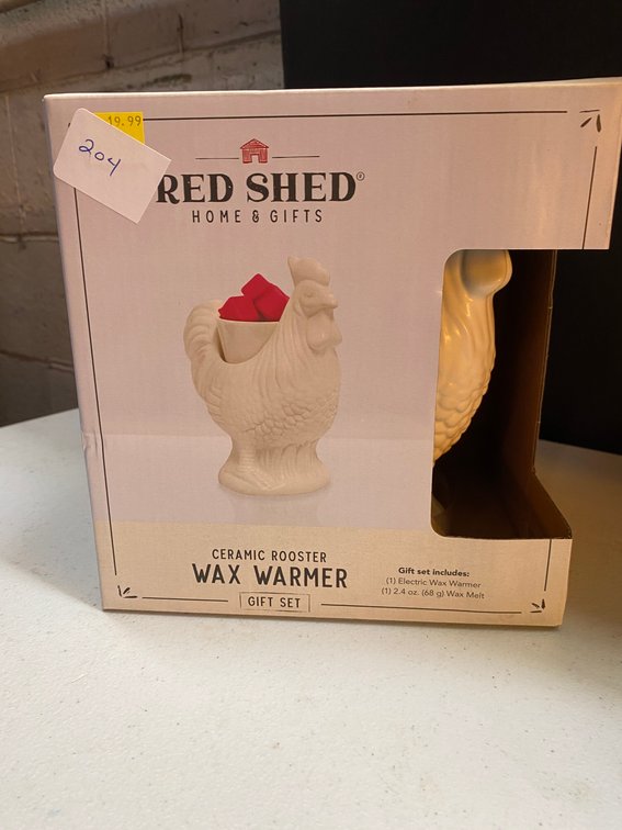 New Rooster Wax Burner Gift Set