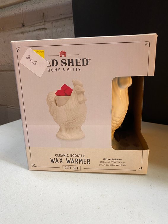 New Rooster Wax Burner Gift Set