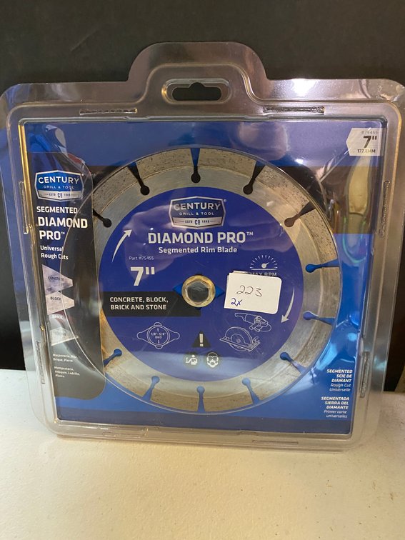 (2x) Century 7" Diamond Pro Saw Blades