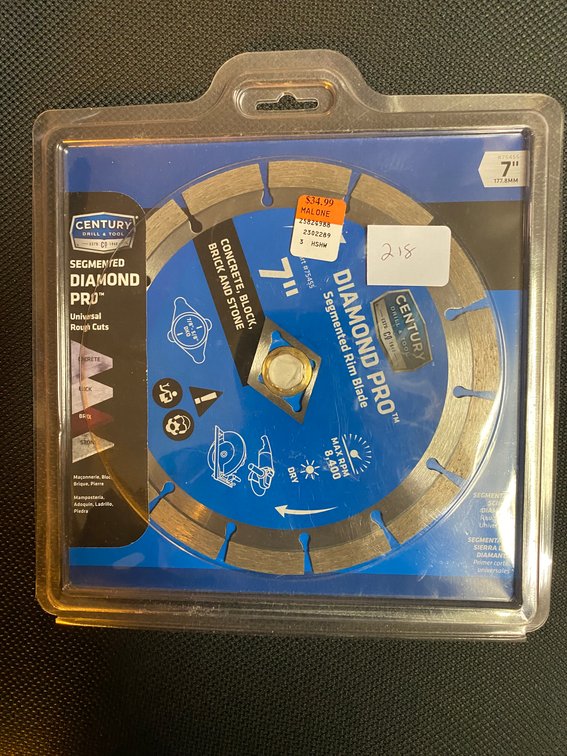 Century 7" Saw Blade