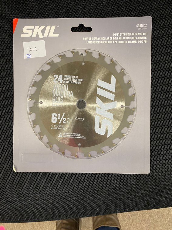(2x) Skil 6 1/2" 24T Saw Blade