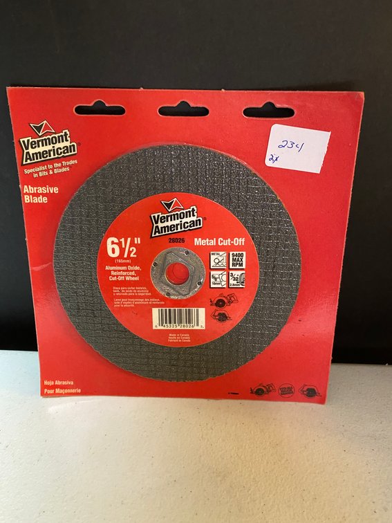 (2x) Vermont American 6 1/2" Saw Blade