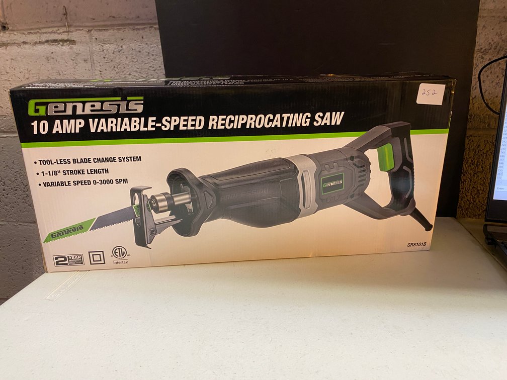 New Genesis10 Amp Variable Speed Recip. Saw