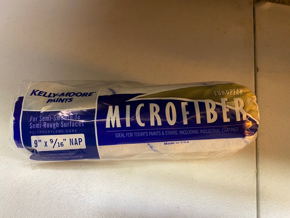 (2x) 9"x9/16" Microbiber Paint Roller