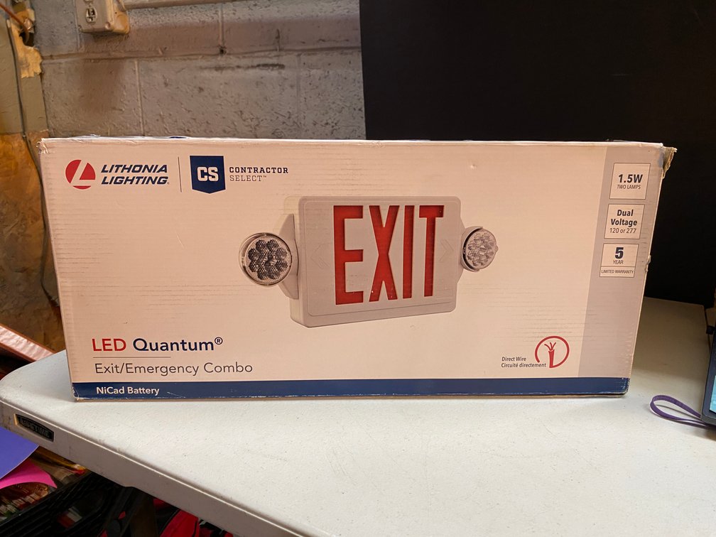 (2x)LED Exit Emergency Light