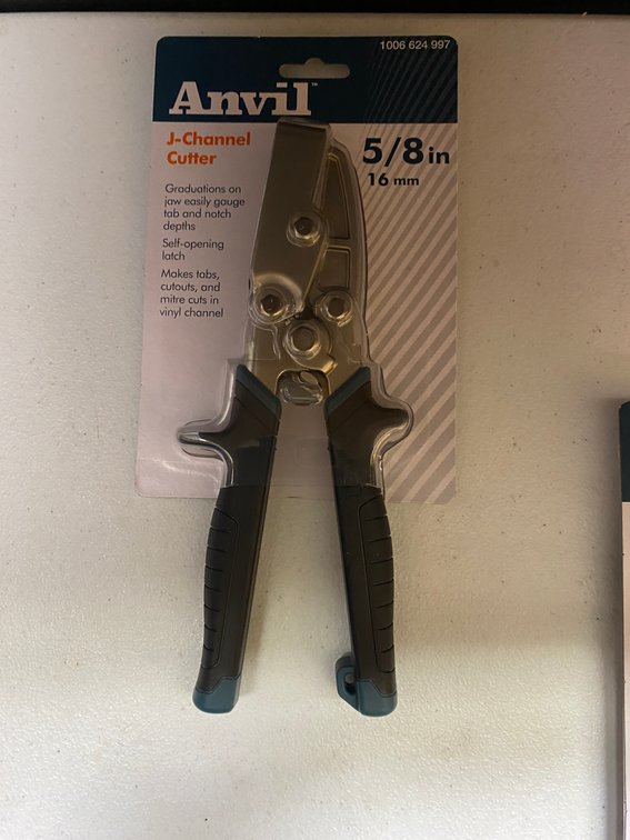 Anvil 5/8" J-Channel Cutter
