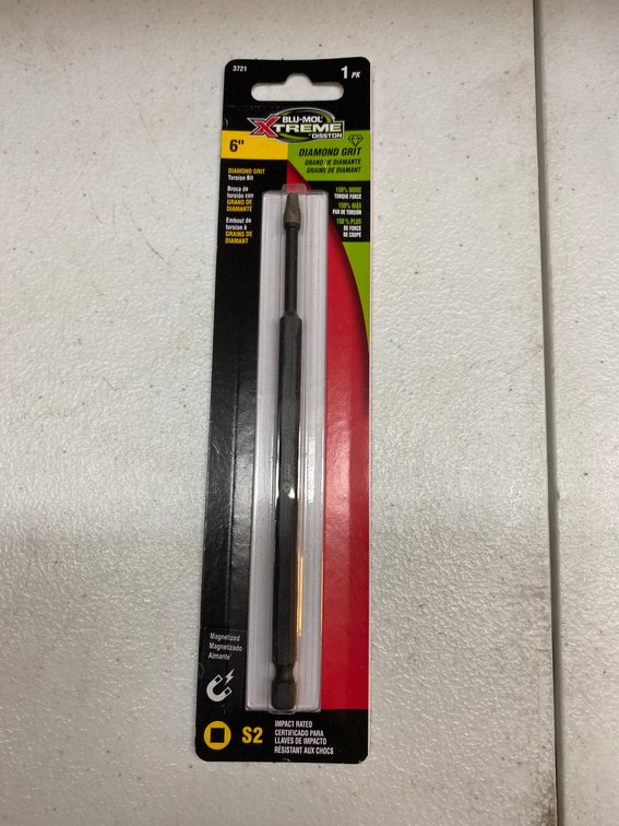 (10x) 6" Diamond Grit Torsion Bit