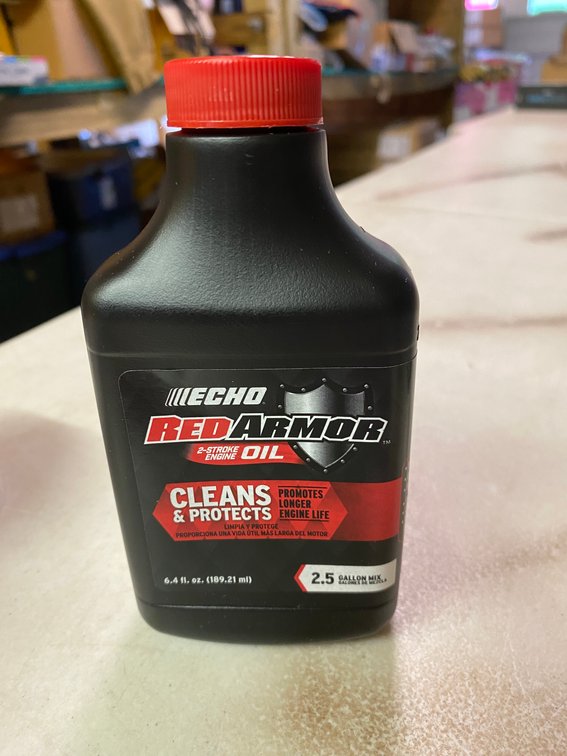 (2x) Red Armor 2 Stroke Engine Oil