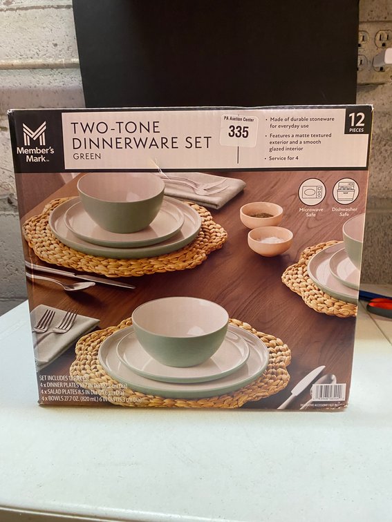 New Two-Tone Dinnerware Set