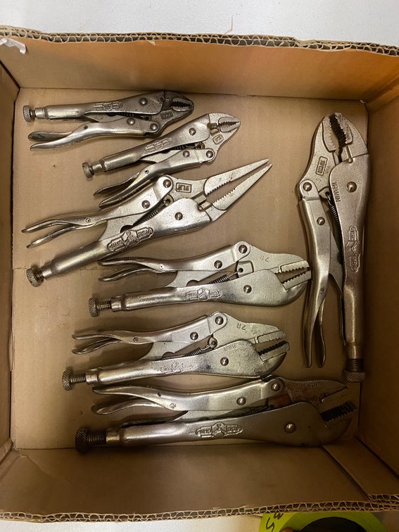 7pc Irwin USA Vise Grip Lot