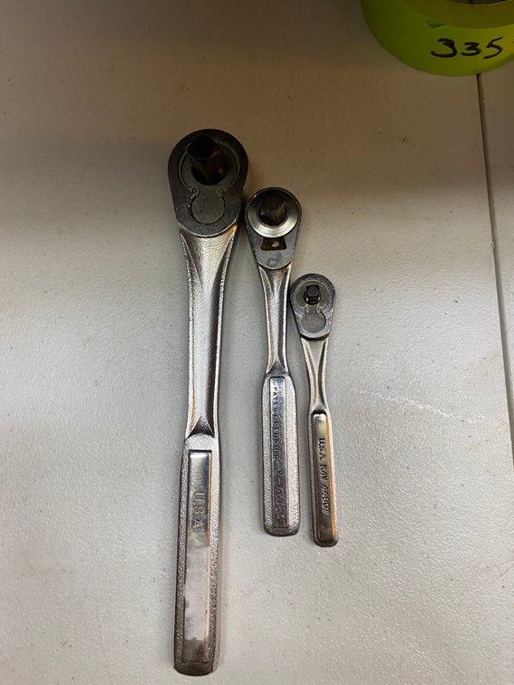 Craftsman USA 1/4" , 1/2" & 3/8" Ratchet