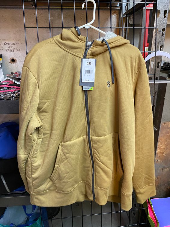 New XXL Zip-Up Hoodie
