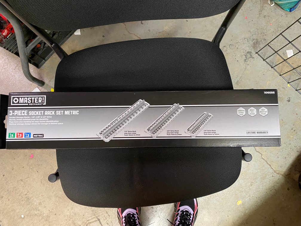 Master Menchanic 3pc Socket Rack Set