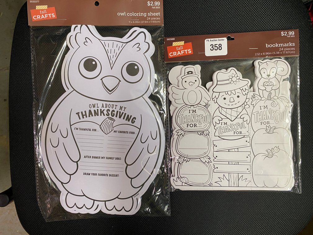 New 2- 24pc Fall Crafts