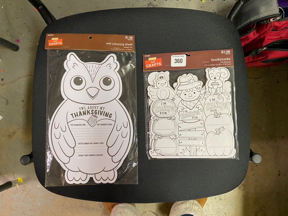 New 2- 24pc Fall Crafts