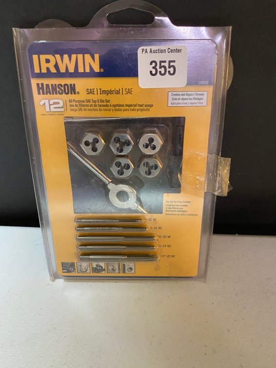 Irwin 12pc SAE Tap & Die Set