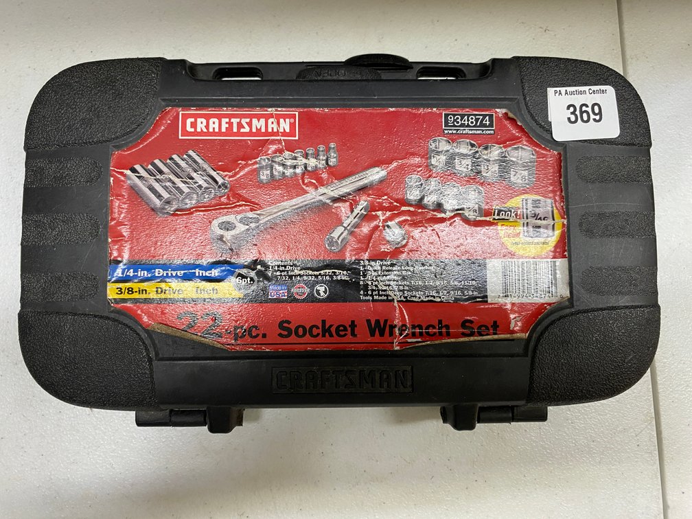 Craftsman USA 22pc Socket Wrench Set