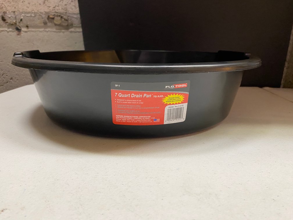 (2x) 7qt Oil Drain Pan