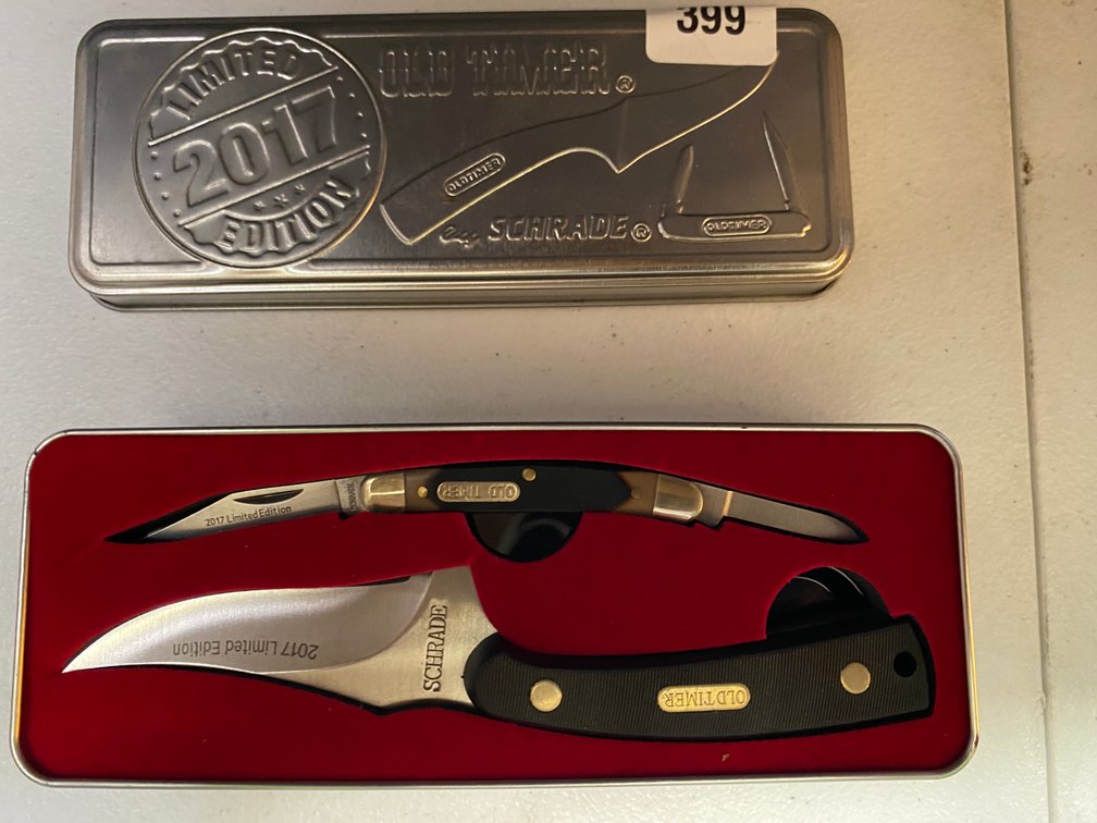 Old Timers 2pc Schrade Knife Limited Edition Set