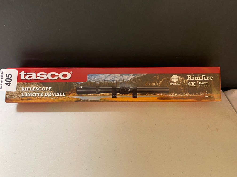 New Tasco 4X 15mm Riflescope