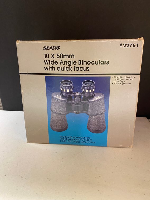 Sears 10x15mm Wide Angle Binoculars