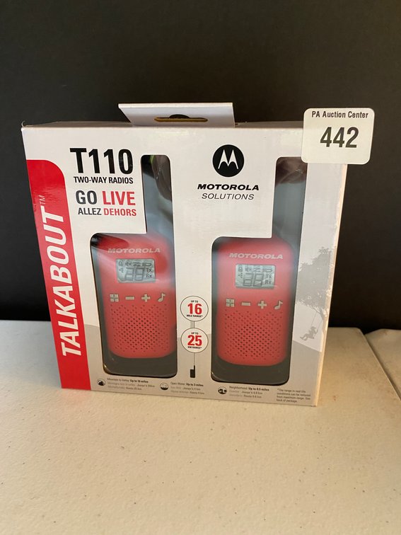 New Motorola T110 Two Way Radios