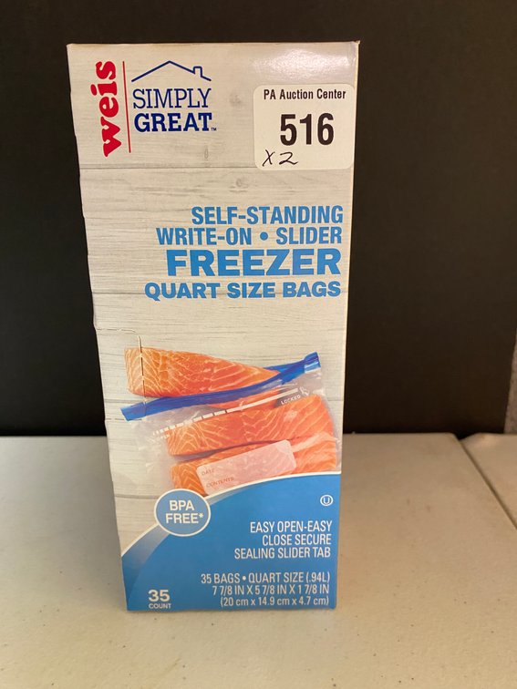 (2x) Weis 35ct Quart Bags