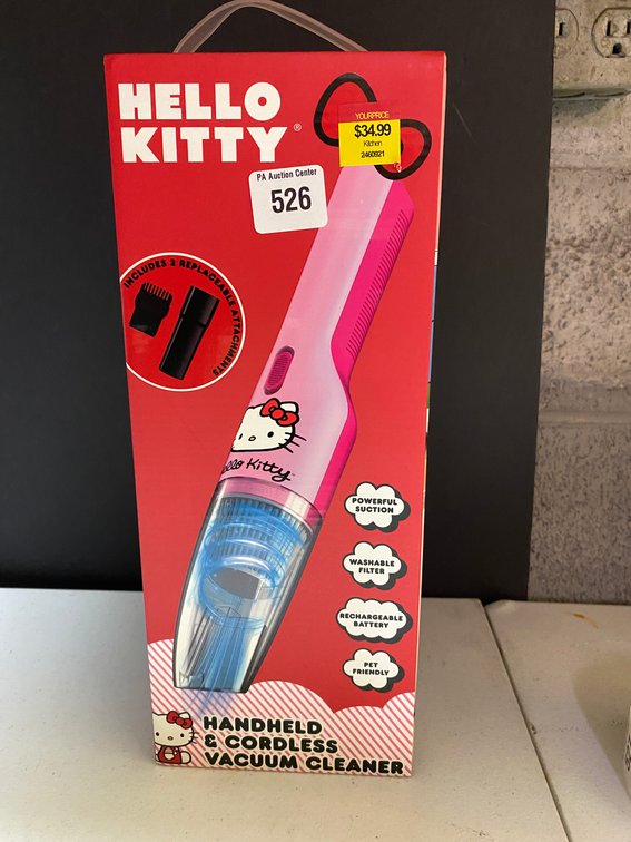 New Hello Kitty Handheld Cordless Vacuum
