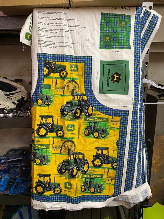 Double John Deer Apron Fabric
