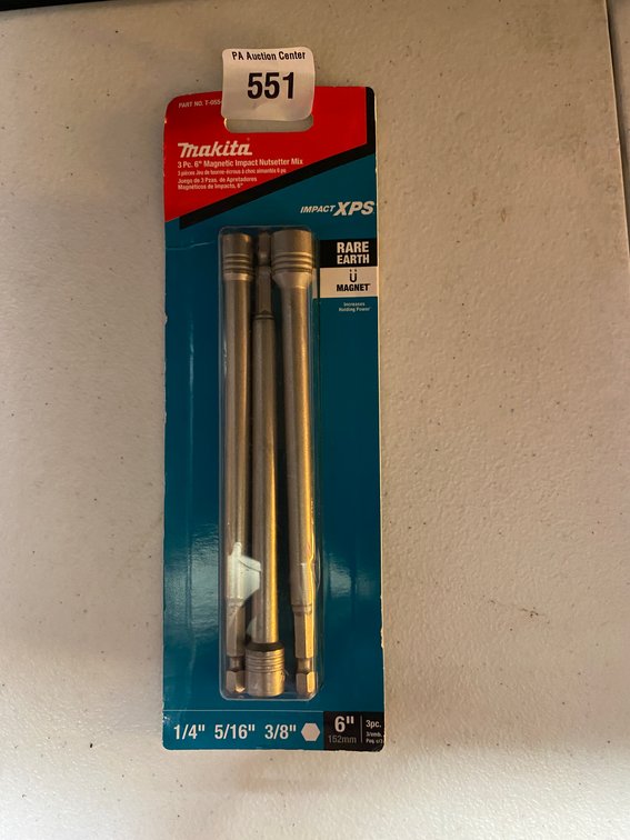Makita 3pc. 6" Magnetic ImpactvNutsetter Mix