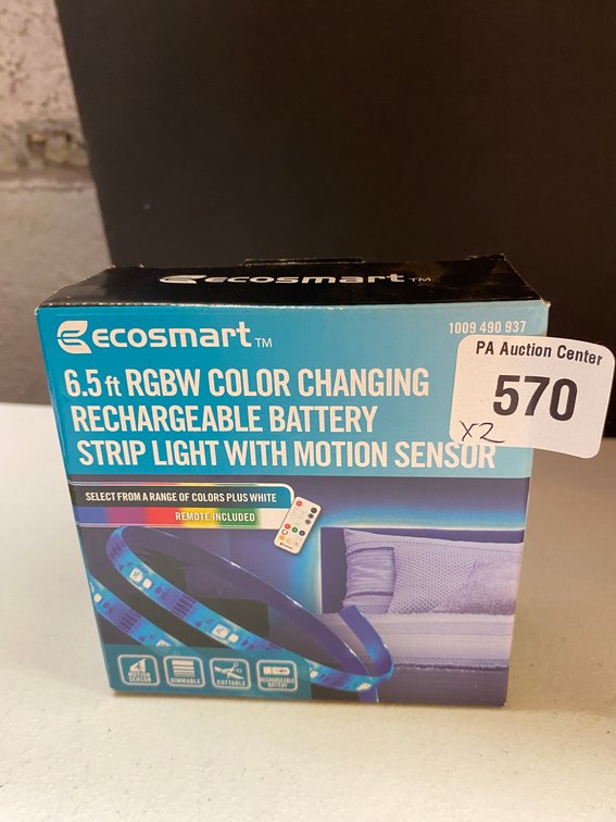 (2x) 6.5' RGBW Color Changing Light Strip
